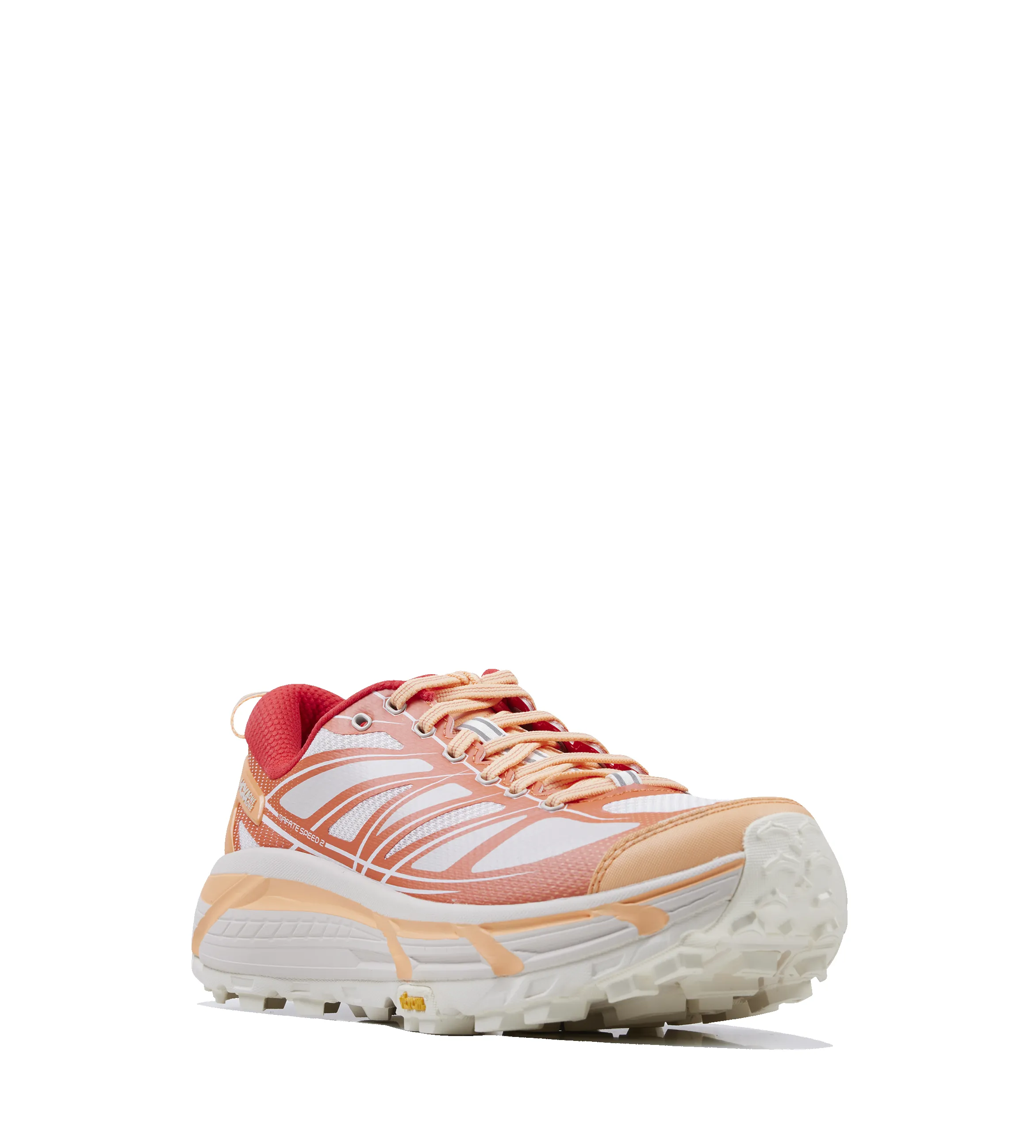 Hoka Mafate Speed 2 Sneakers in Pale Tangerine / Ember sold by FOUR Amsterdam product image thumbnail 2