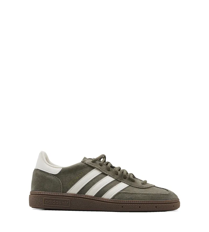 Adidas Handball Spezial Sneakers in Olive White sold by FOUR Amsterdam