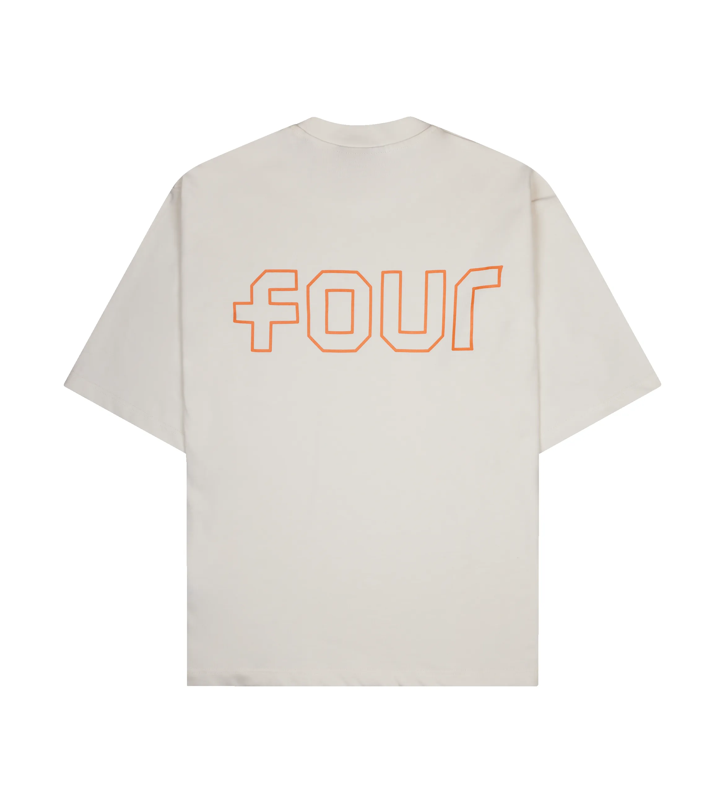 Outline Boxy fit T-shirt Cannoli/ Dusty Orange sold by FOUR Amsterdam product image thumbnail 3