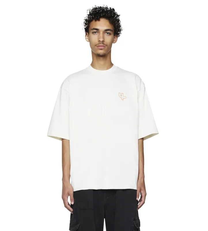 Outline Boxy fit T-shirt Cannoli/ Dusty Orange sold by FOUR Amsterdam