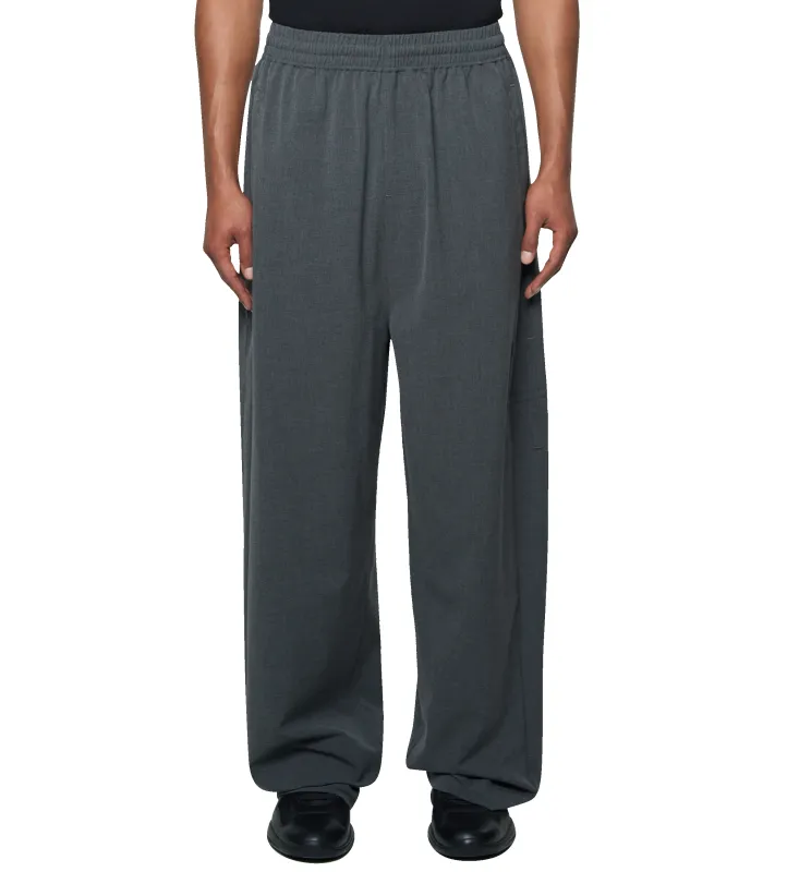 Logo Wool Pants Dark Grey sold by FOUR Amsterdam