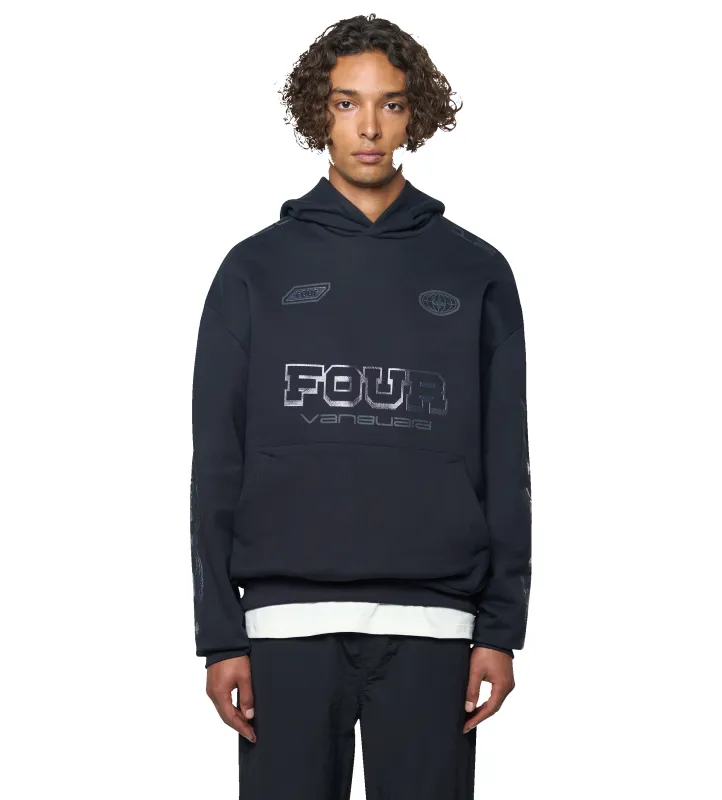 Race Comp Hoodie Black sold by FOUR Amsterdam