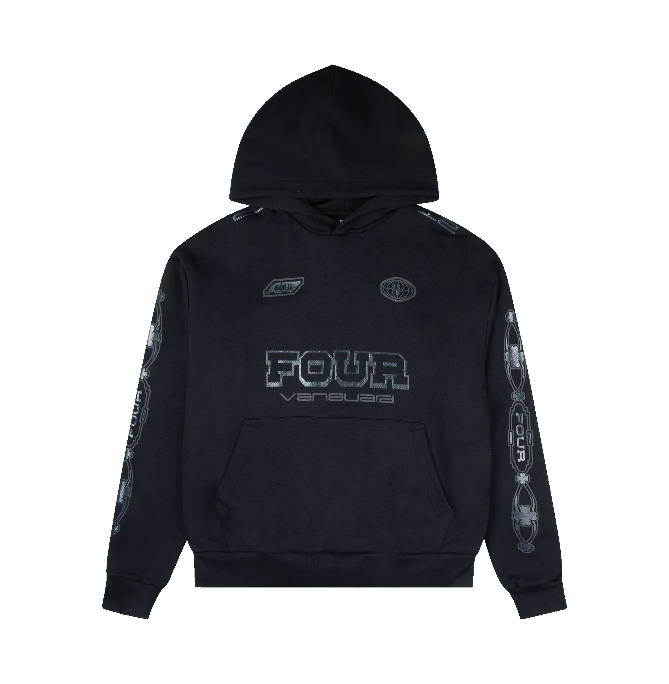 Race Comp Hoodie Black sold by FOUR Amsterdam product image thumbnail 4