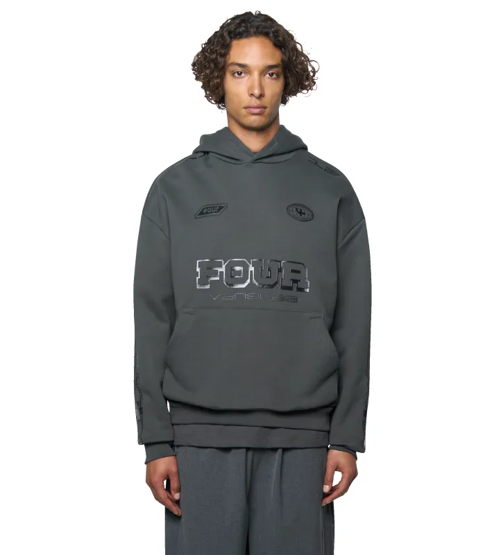 Race Comp Hoodie Raven sold by FOUR Amsterdam