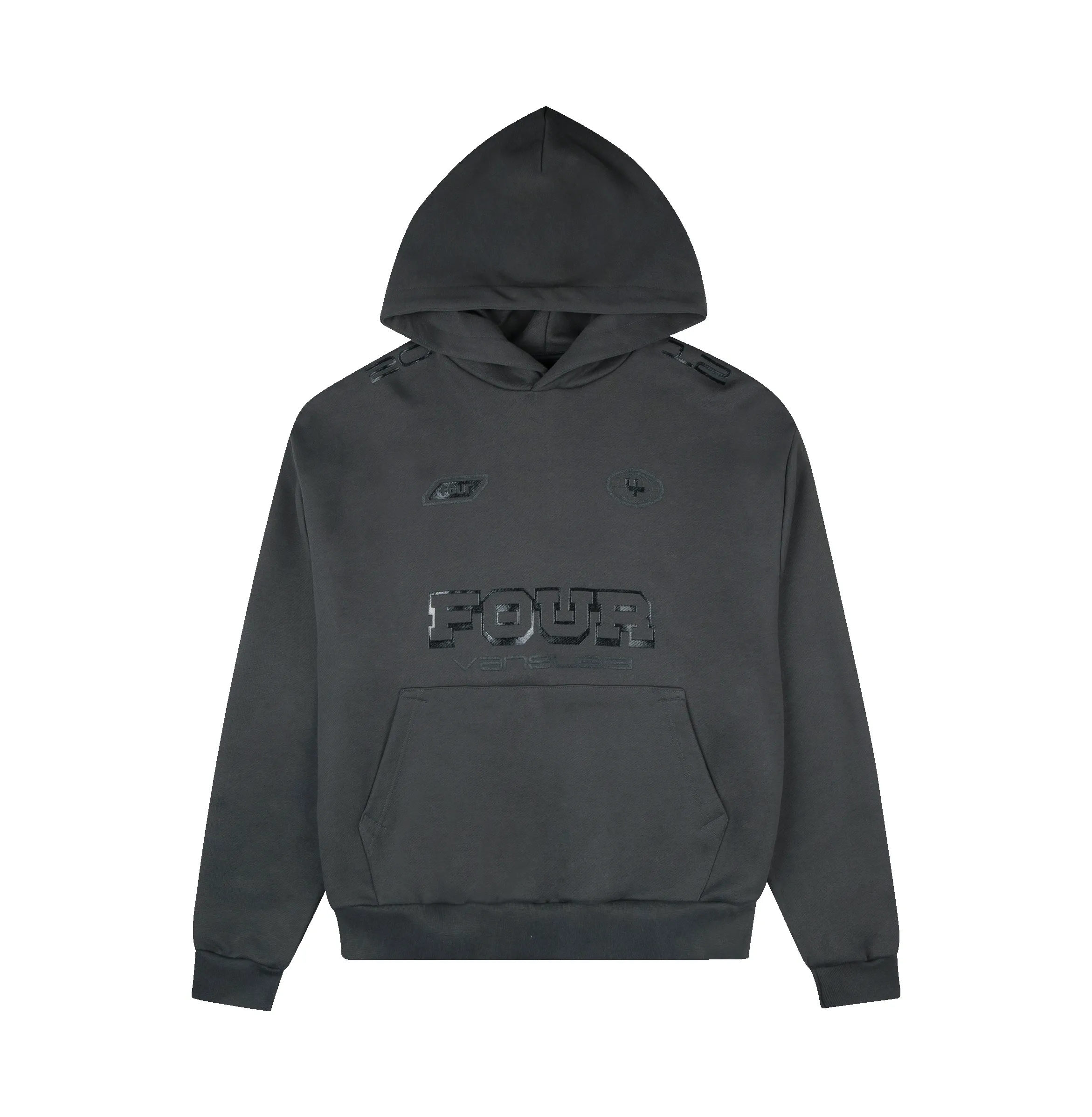 Race Comp Hoodie Raven sold by FOUR Amsterdam product image thumbnail 4