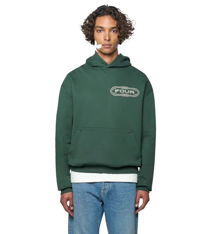 View Hoodie Deep Forest sold by FOUR Amsterdam