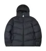 Moncler Forez Hooded Short Down Jacket in Black sold by FOUR Amsterdam