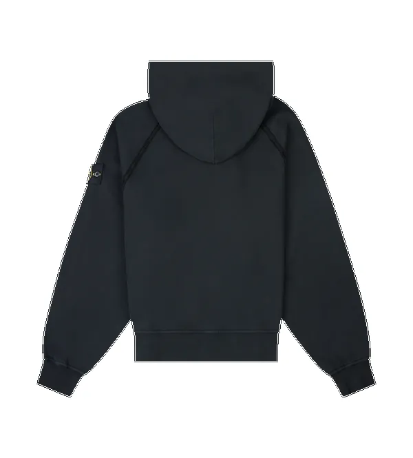 Stone Island Oversized Hooded Sweatshirt in Black sold by FOUR Amsterdam product image thumbnail 2