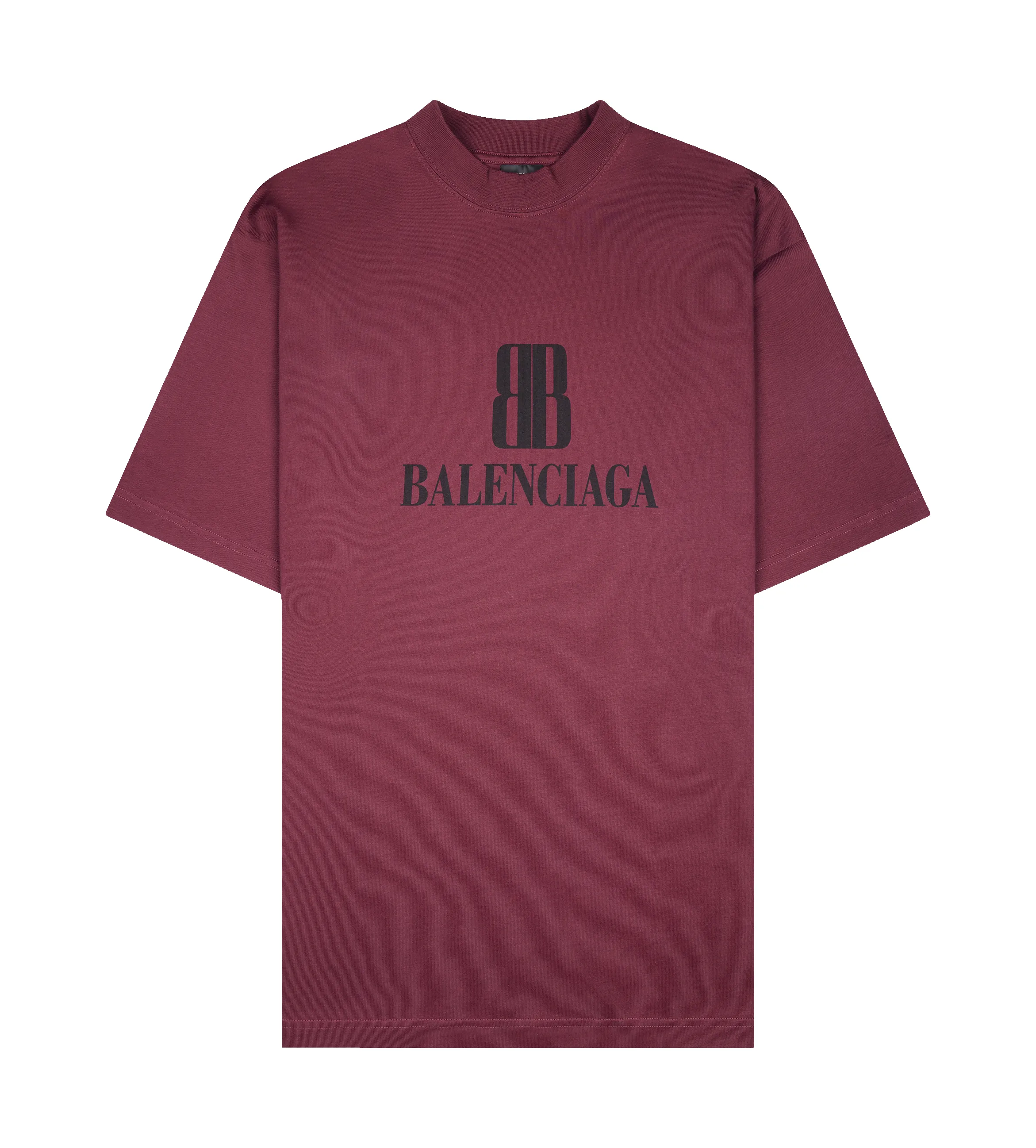 Balenciaga Cotton Nano BB T-Shirt in Bordeaux sold by FOUR Amsterdam