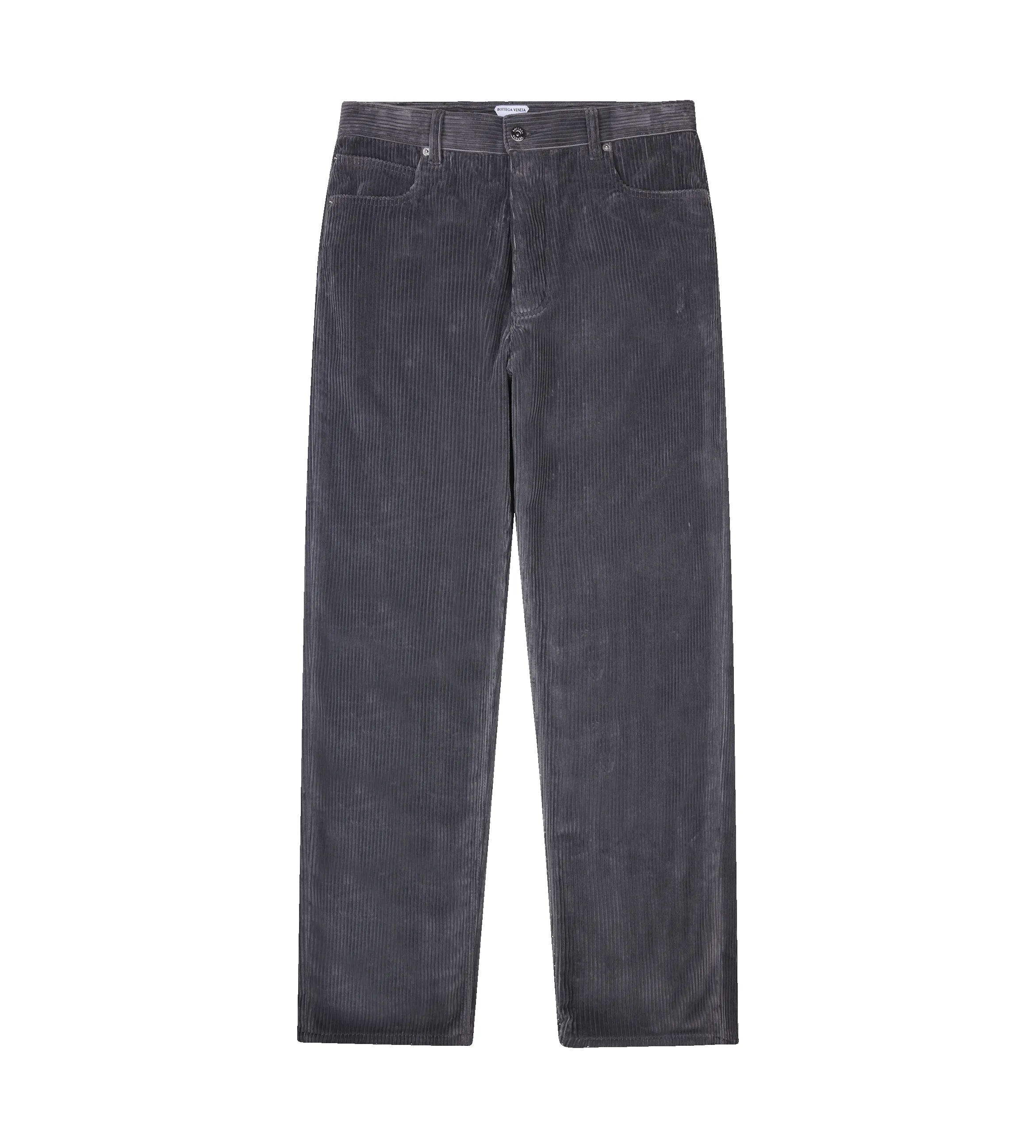 Bottega Veneta Wide-Leg Cotton-Corduroy Trousers in Grey sold by FOUR Amsterdam