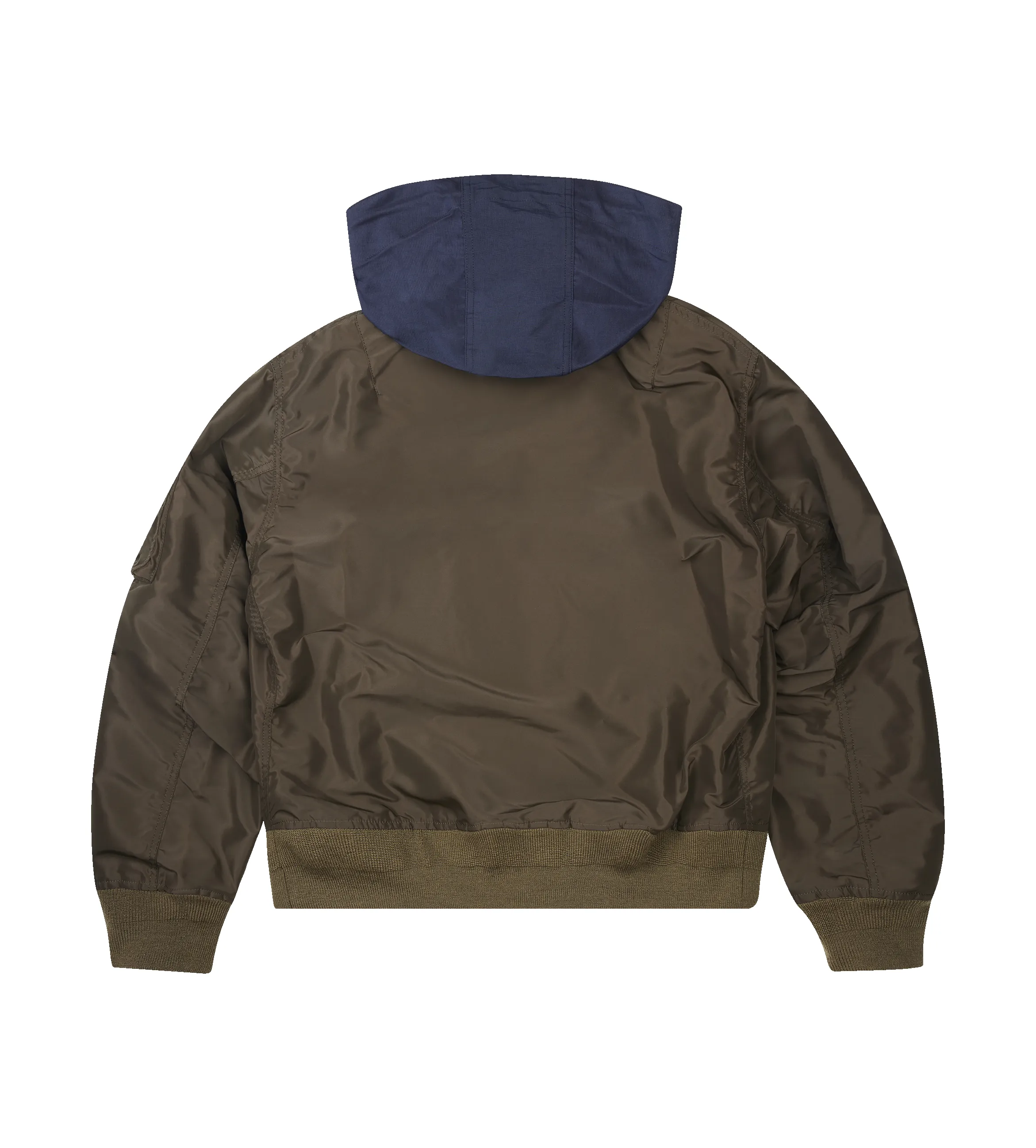 Sacai Nylon Twill x Grosgrain Blouson in Khaki sold by FOUR Amsterdam product image thumbnail 2