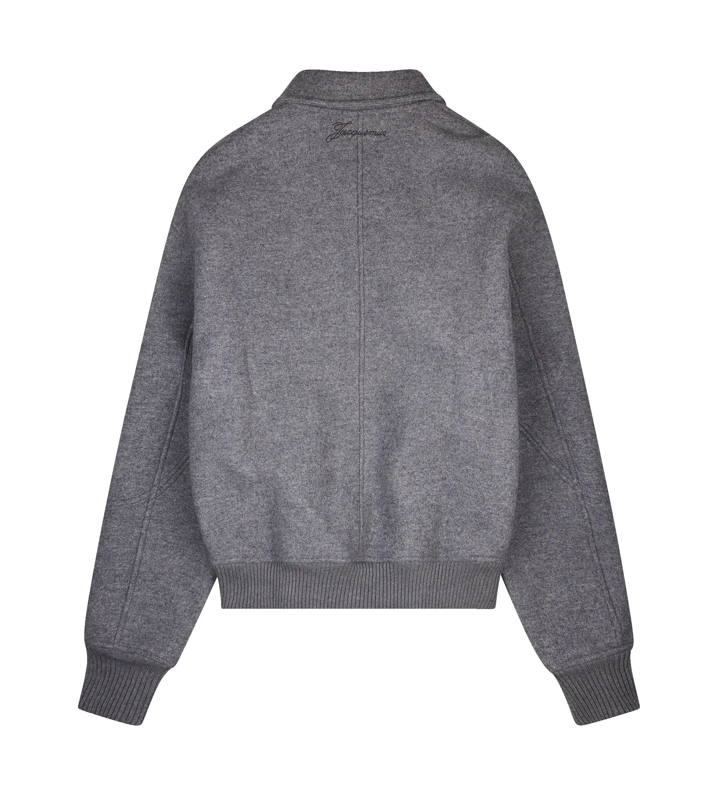 Jacquemus The Feltro Bomber Jacket in Grey sold by FOUR Amsterdam product image thumbnail 2