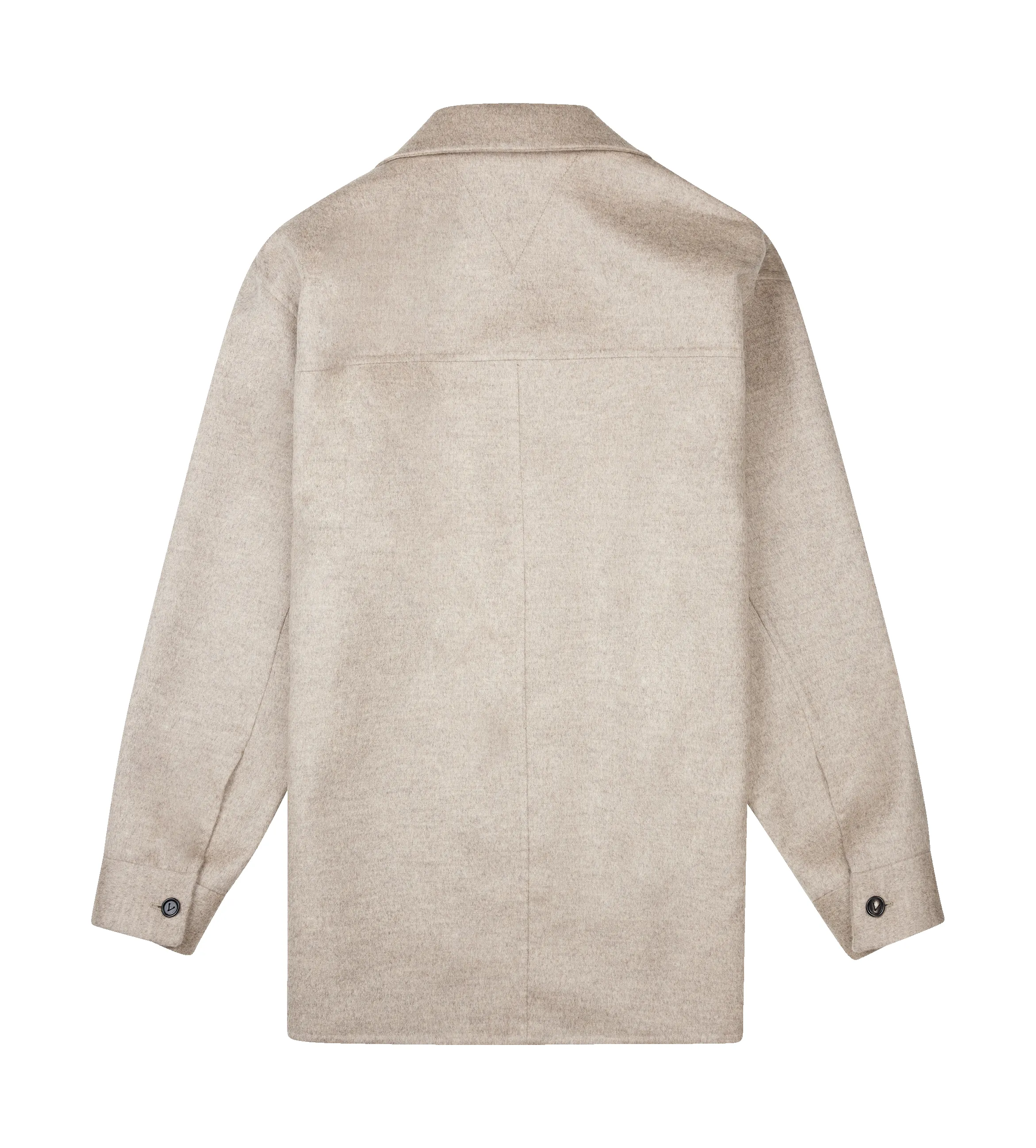 Bottega Veneta Wool and Cashmere Overshirt in Sandshell Melange sold by FOUR Amsterdam product image thumbnail 2