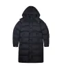 Moncler Hanoverian Hooded Long Down Jacket in Night Blue sold by FOUR Amsterdam