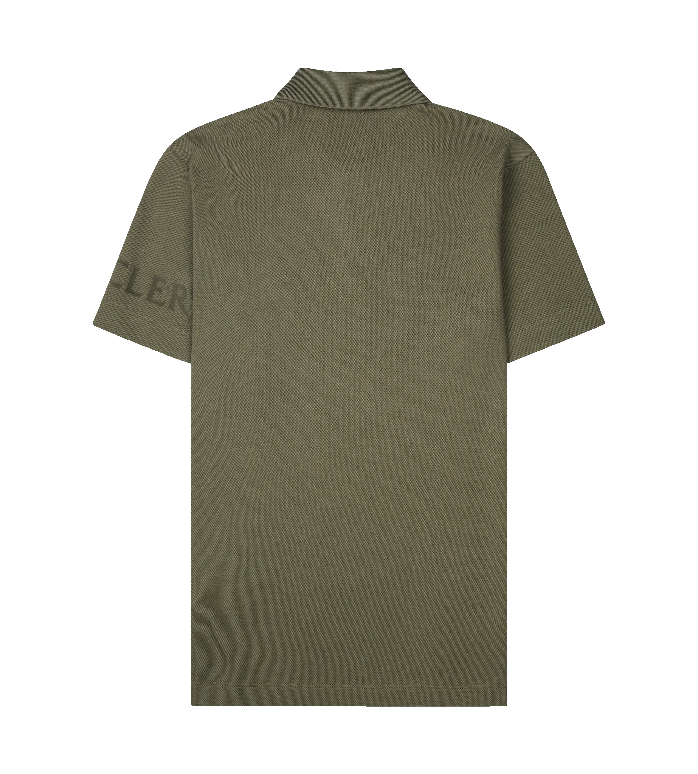 Moncler Logo Cotton Piquet Polo Shirt in Army Green sold by FOUR Amsterdam product image thumbnail 2