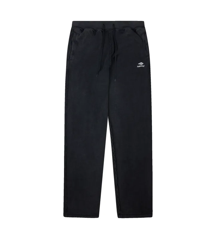 Balenciaga 3B Sports Icon Inside-Out Oversized Sweatpants in Faded Black sold by FOUR Amsterdam