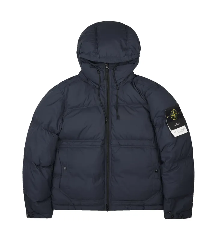 Stone Island Matt Ripstop Cordura® Down Parka in Navy sold by FOUR Amsterdam