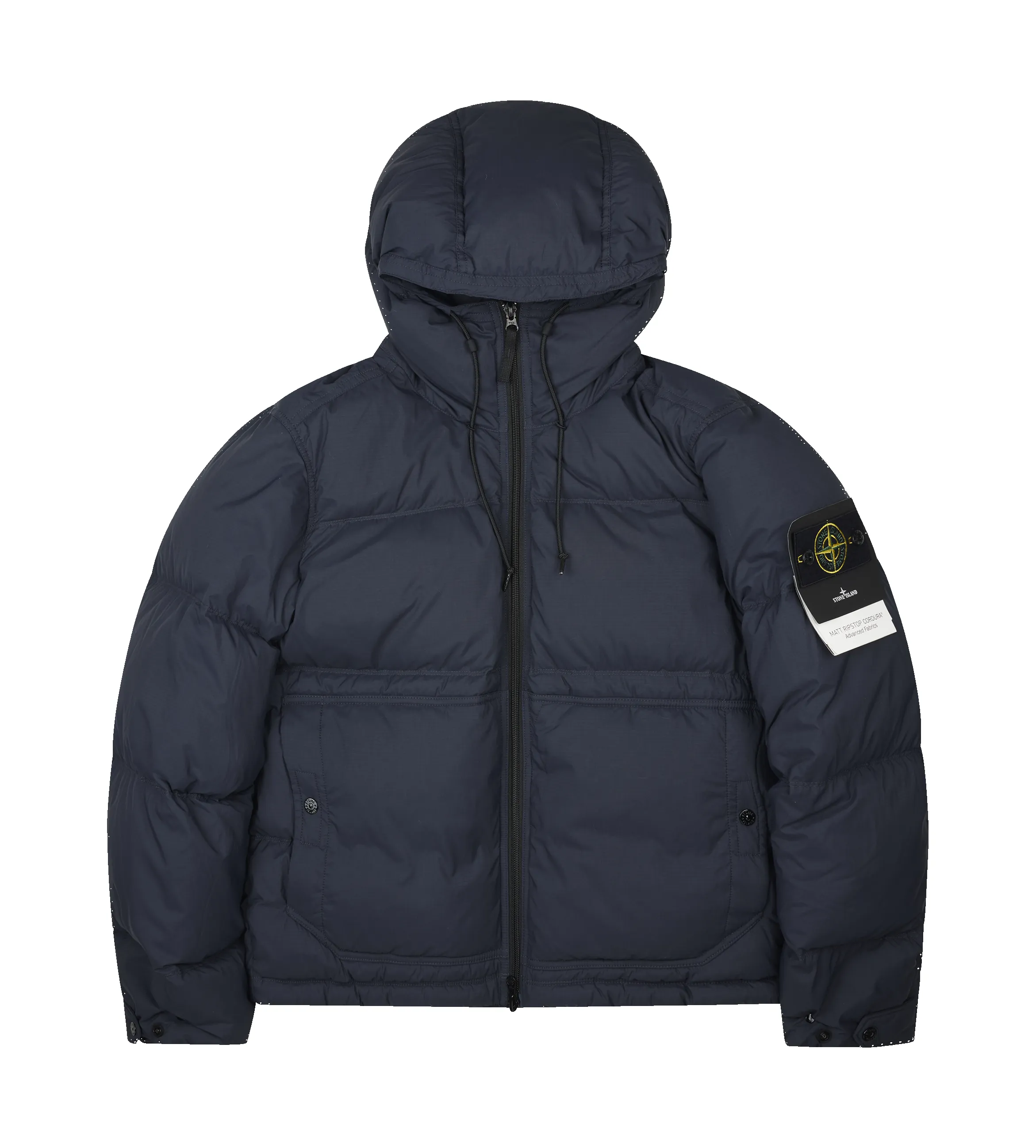Stone Island Matt Ripstop Cordura® Down Parka in Navy sold by FOUR Amsterdam