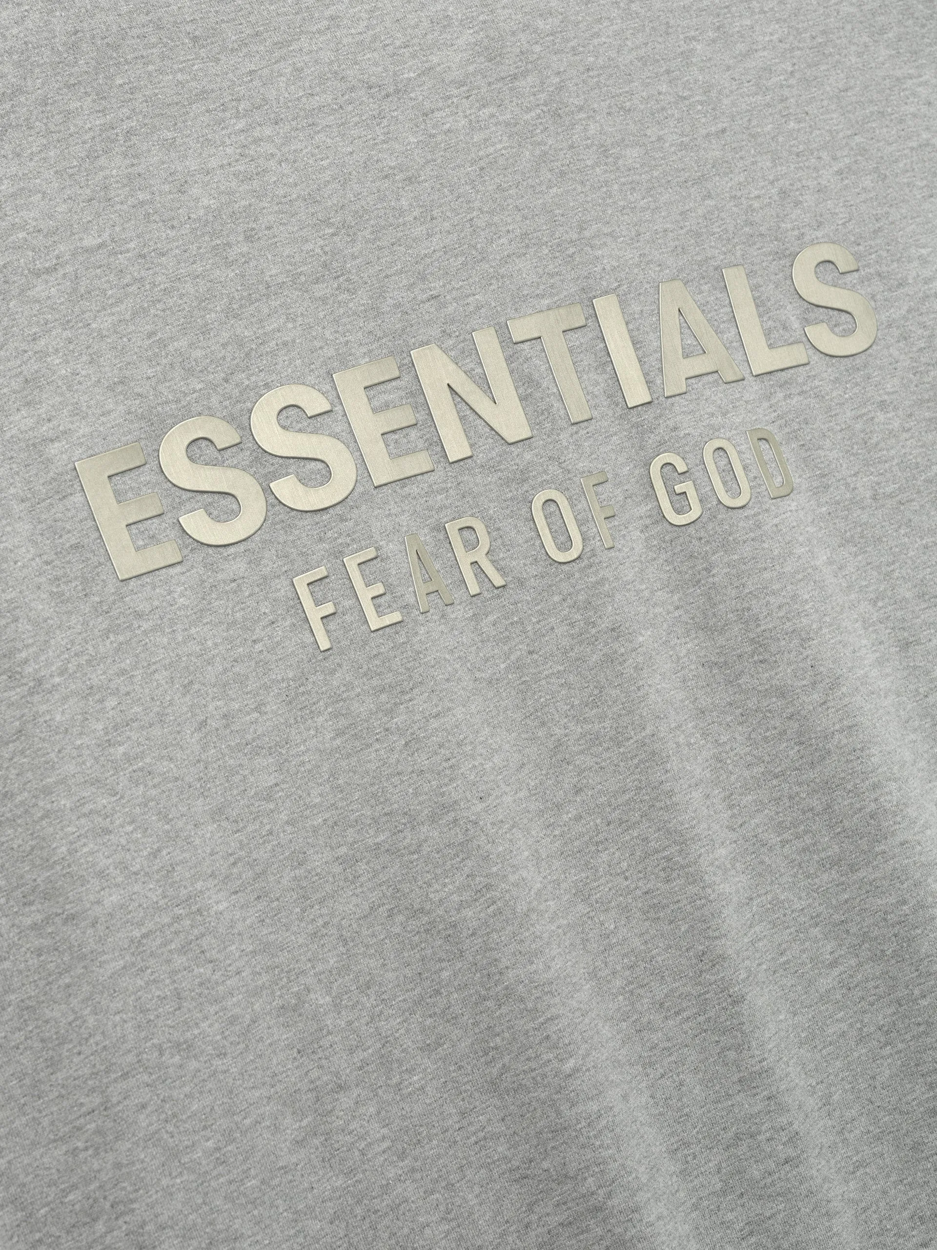 Fear of God ESSENTIALS Classic Tee in Concrete Heather sold by FOUR Amsterdam product image thumbnail 3
