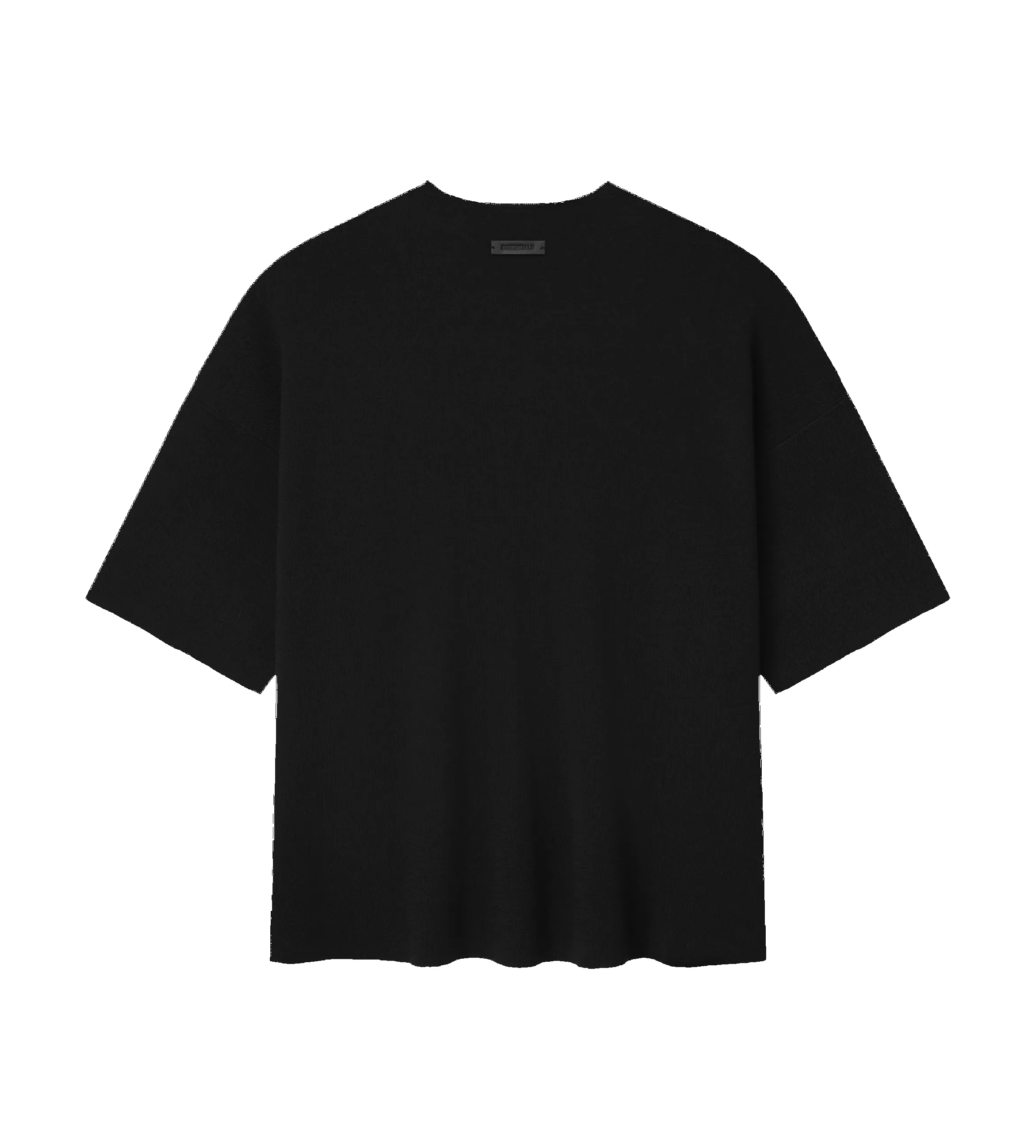 Fear of God ESSENTIALS Merino Short Sleeve Tee in Jet Black sold by FOUR Amsterdam product image thumbnail 2