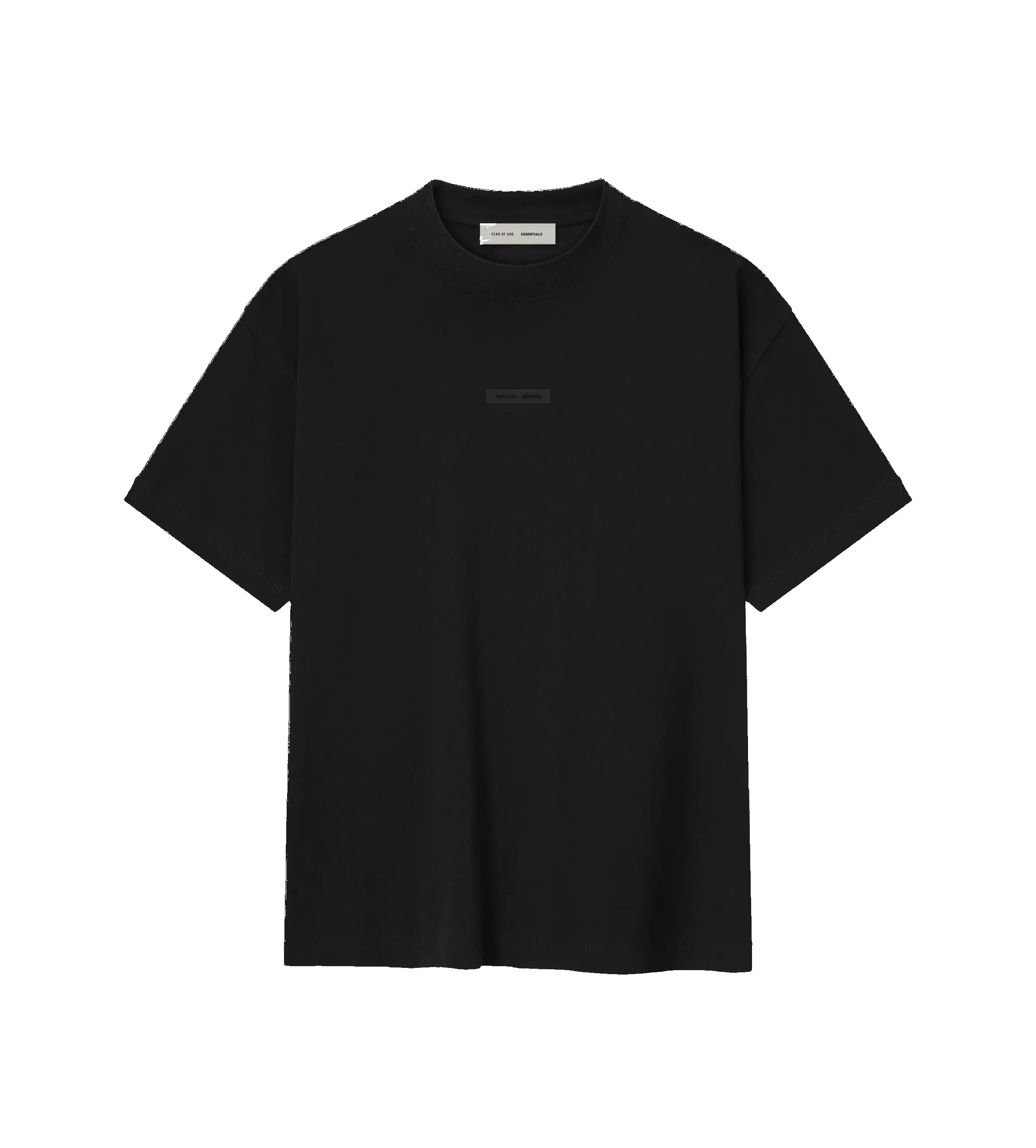 Fear of God ESSENTIALS Essential Tee in Jet Black sold by FOUR Amsterdam