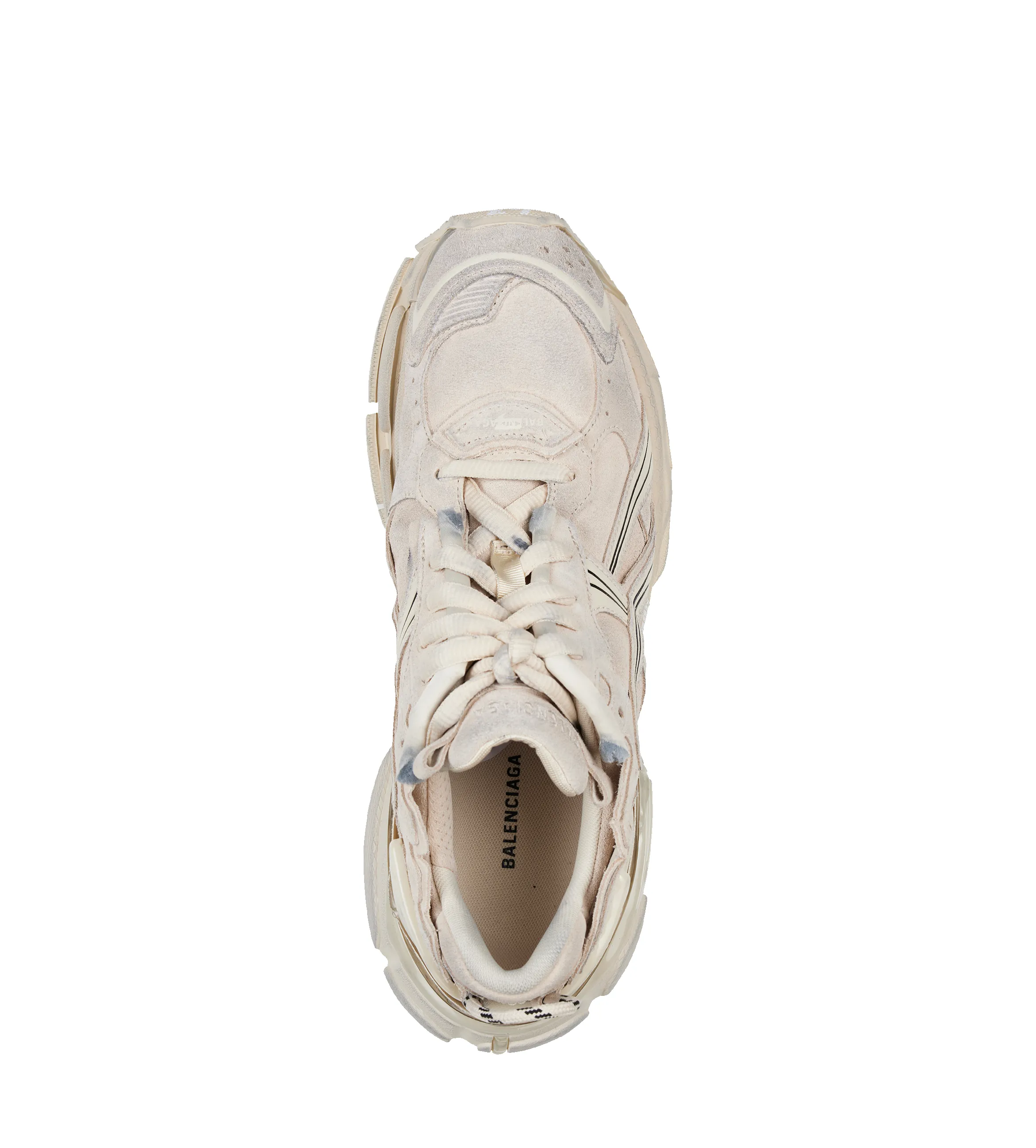 Balenciaga Suede Runner Sneakers in Beige sold by FOUR Amsterdam product image thumbnail 4