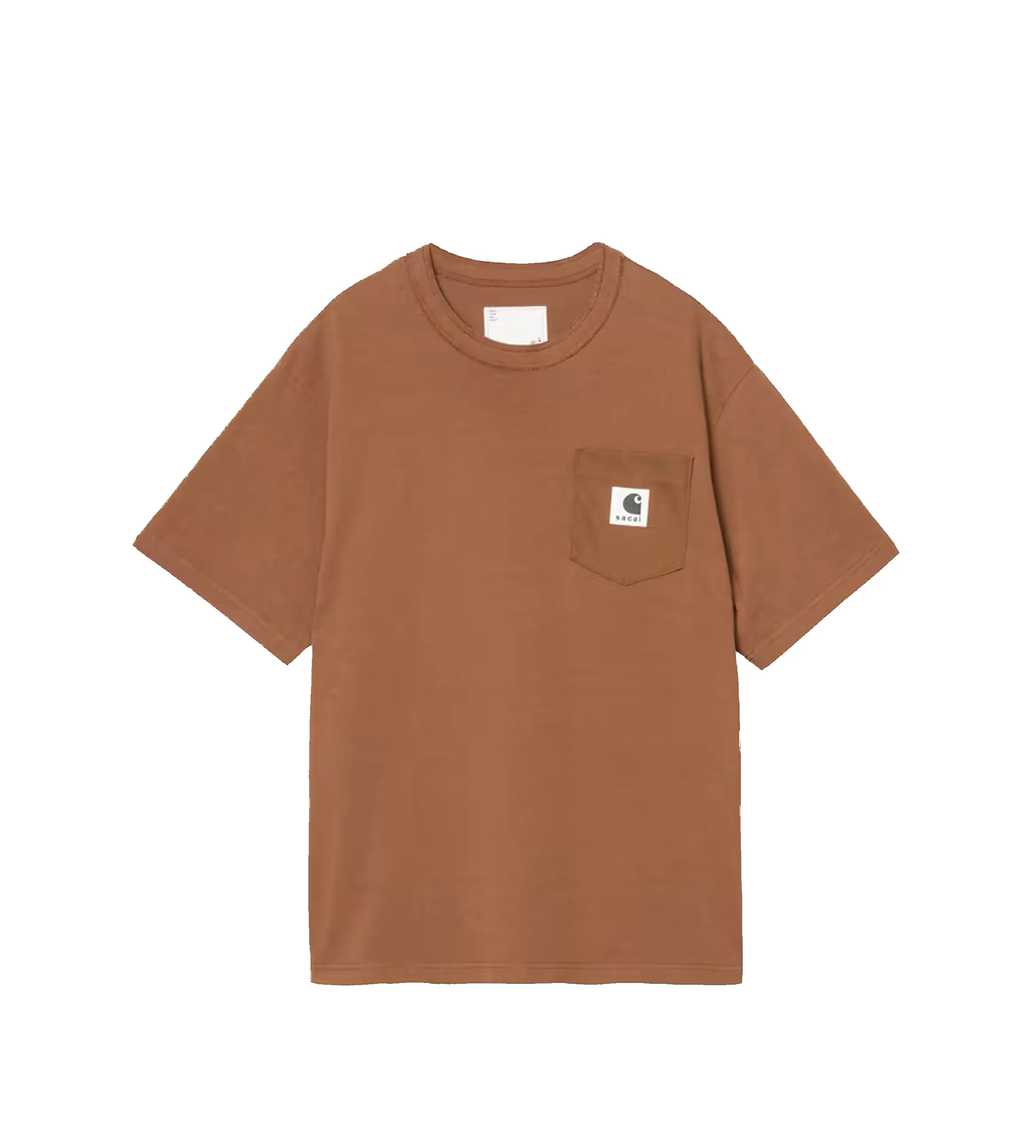 Sacai x Carhartt WIP Cotton Jersey T-Shirt in Sacai in Dark Beige sold by FOUR Amsterdam