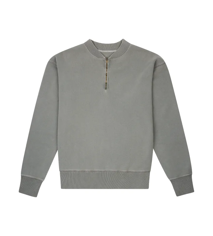 Maison Margiela Zip-Up Sweatshirt in Grey sold by FOUR Amsterdam