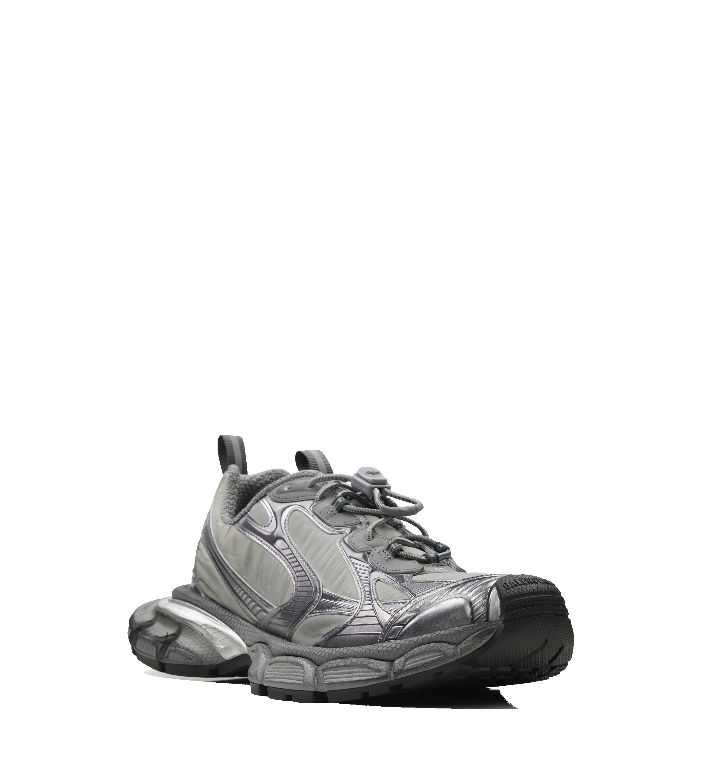 Balenciaga 3XL Panelled Lace-Up Sneakers in Grey sold by FOUR Amsterdam product image thumbnail 2