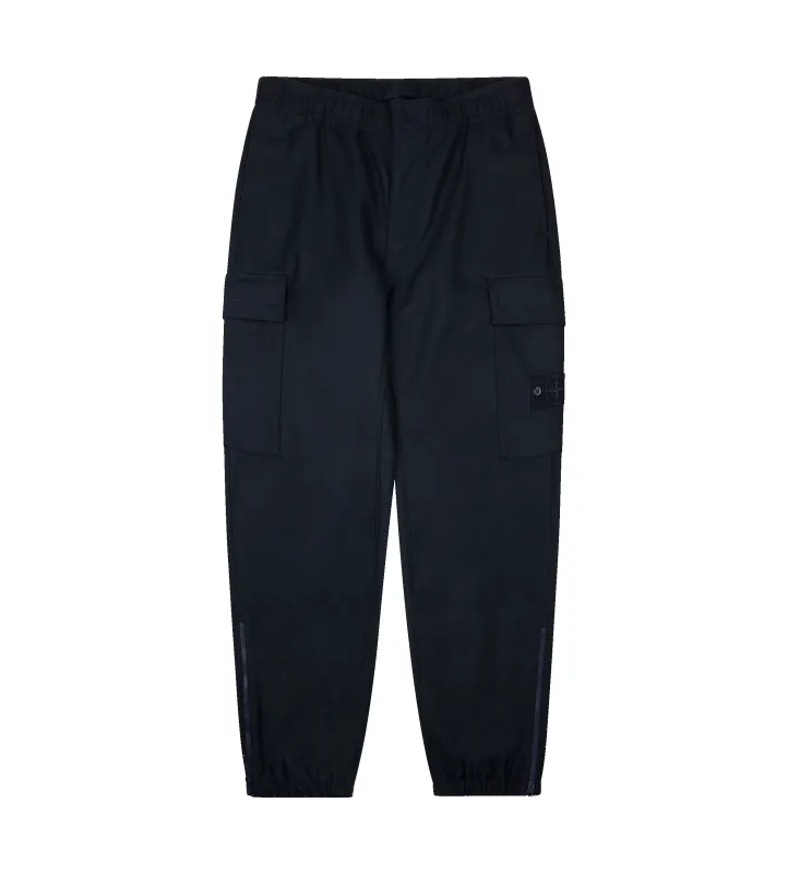 Stone Island Ghost Cargo Trousers in Navy Blue sold by FOUR Amsterdam