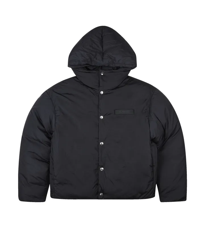 Jacquemus Hooded Down Jacket in Black made by Jacquemus