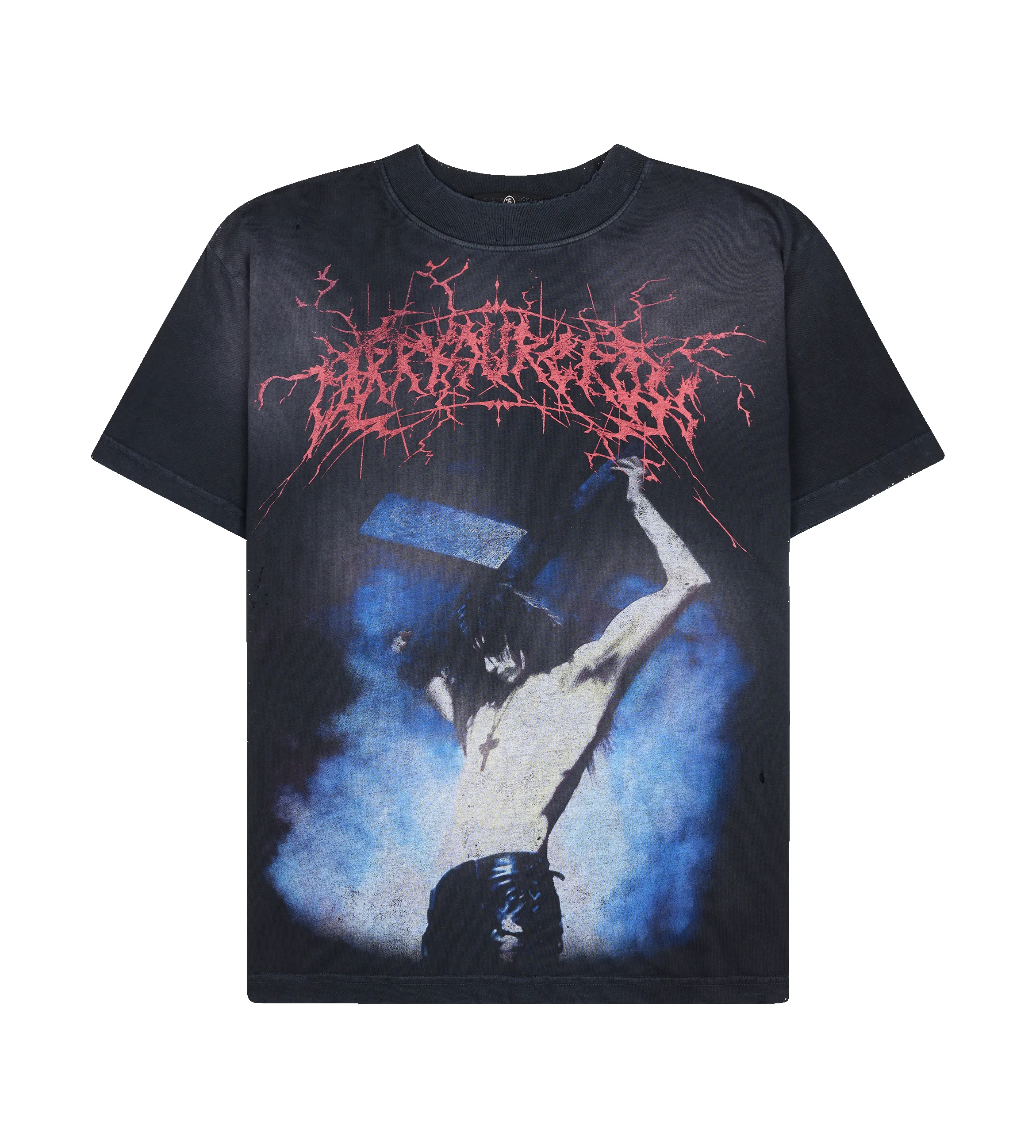 Raise Hell T-Shirt in Black sold by FOUR Amsterdam