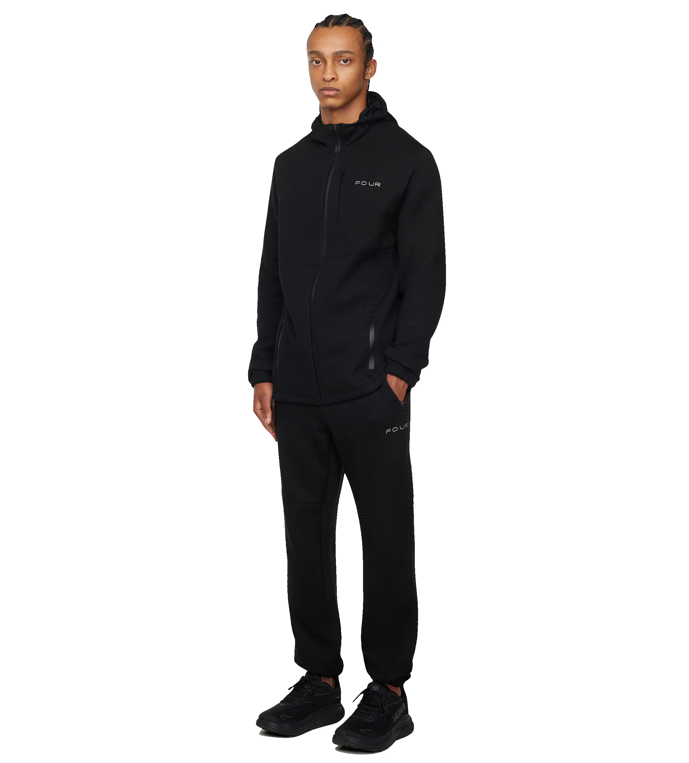 Sportswear Fleece Track Jacket Black sold by FOUR Amsterdam product image thumbnail 5