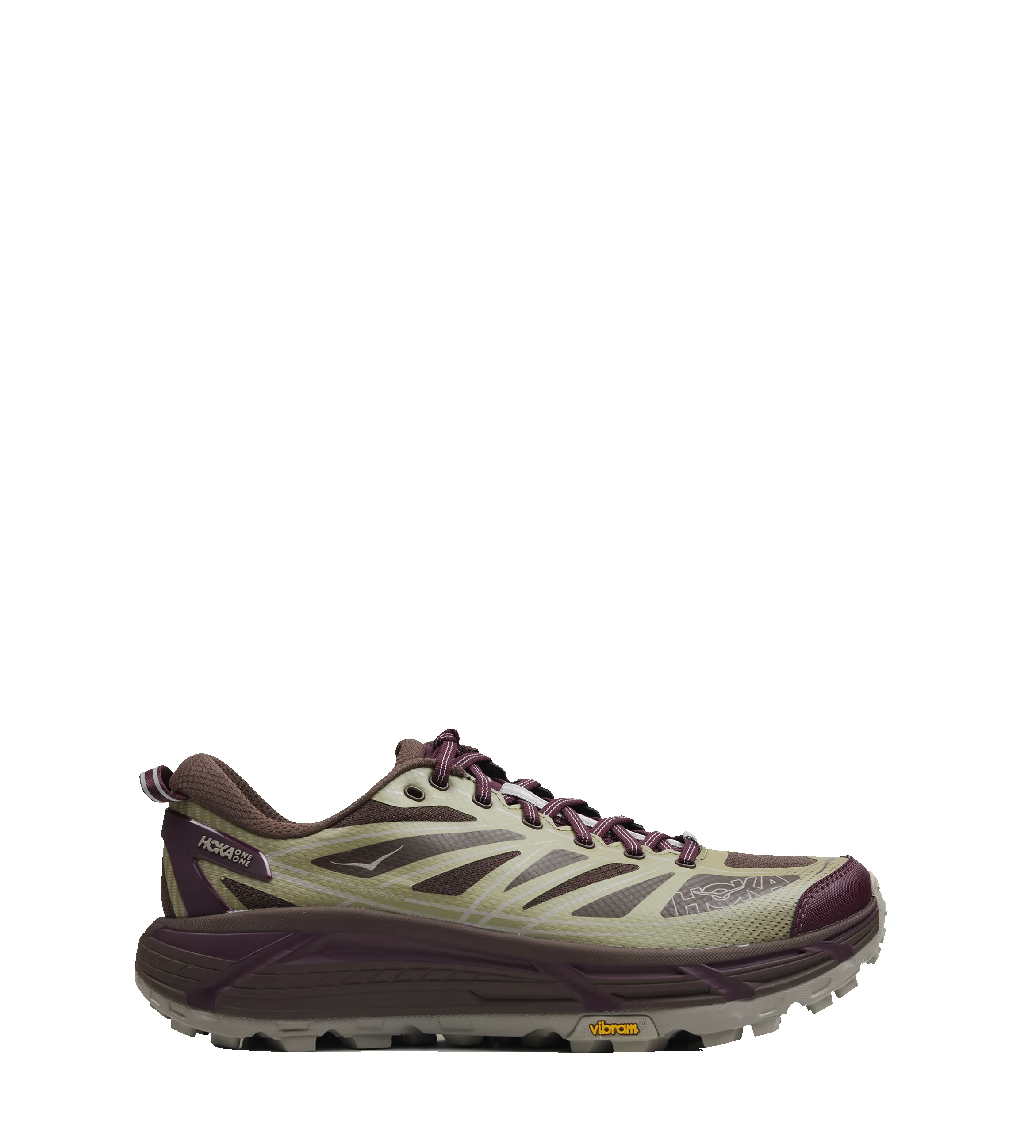 Hoka Mafate Speed 2 Sneakers in Wild Mushroom / Walnut sold by FOUR Amsterdam