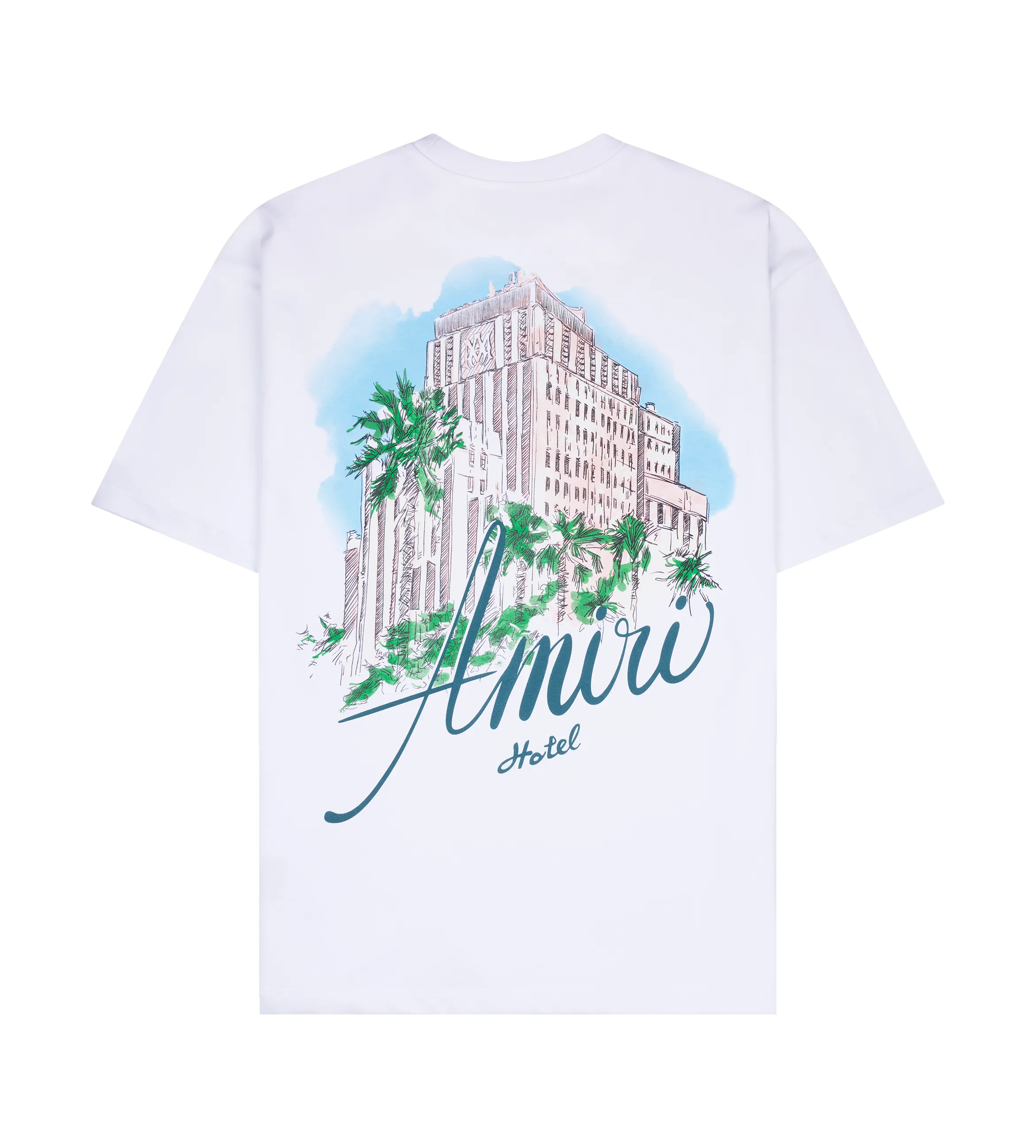 AMIRI Hotel Oversized Tee in White sold by FOUR Amsterdam product image thumbnail 2