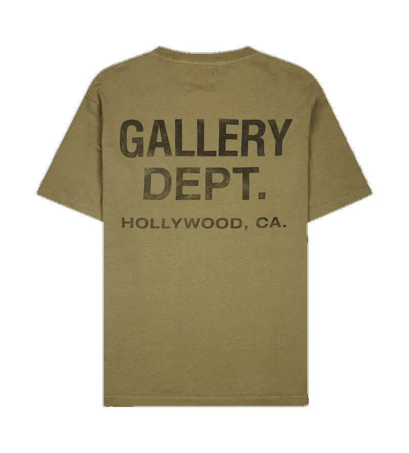 Gallery Dept. Souvenir T-Shirt in Olive Green sold by FOUR Amsterdam product image thumbnail 2