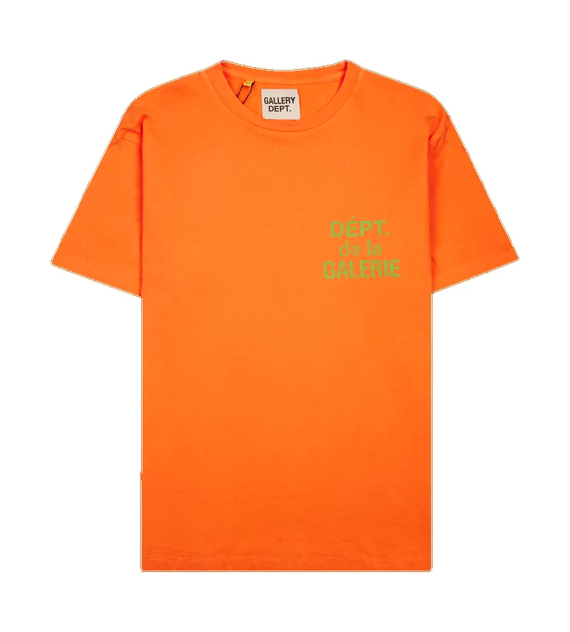 Gallery Dept. Dept de la Galerie T-Shirt in Orange sold by FOUR Amsterdam