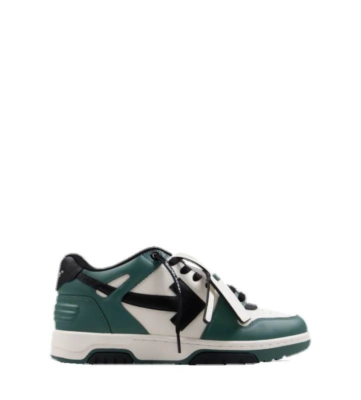 Off-White Out of Office Sneakers in Green / Black sold by FOUR Amsterdam
