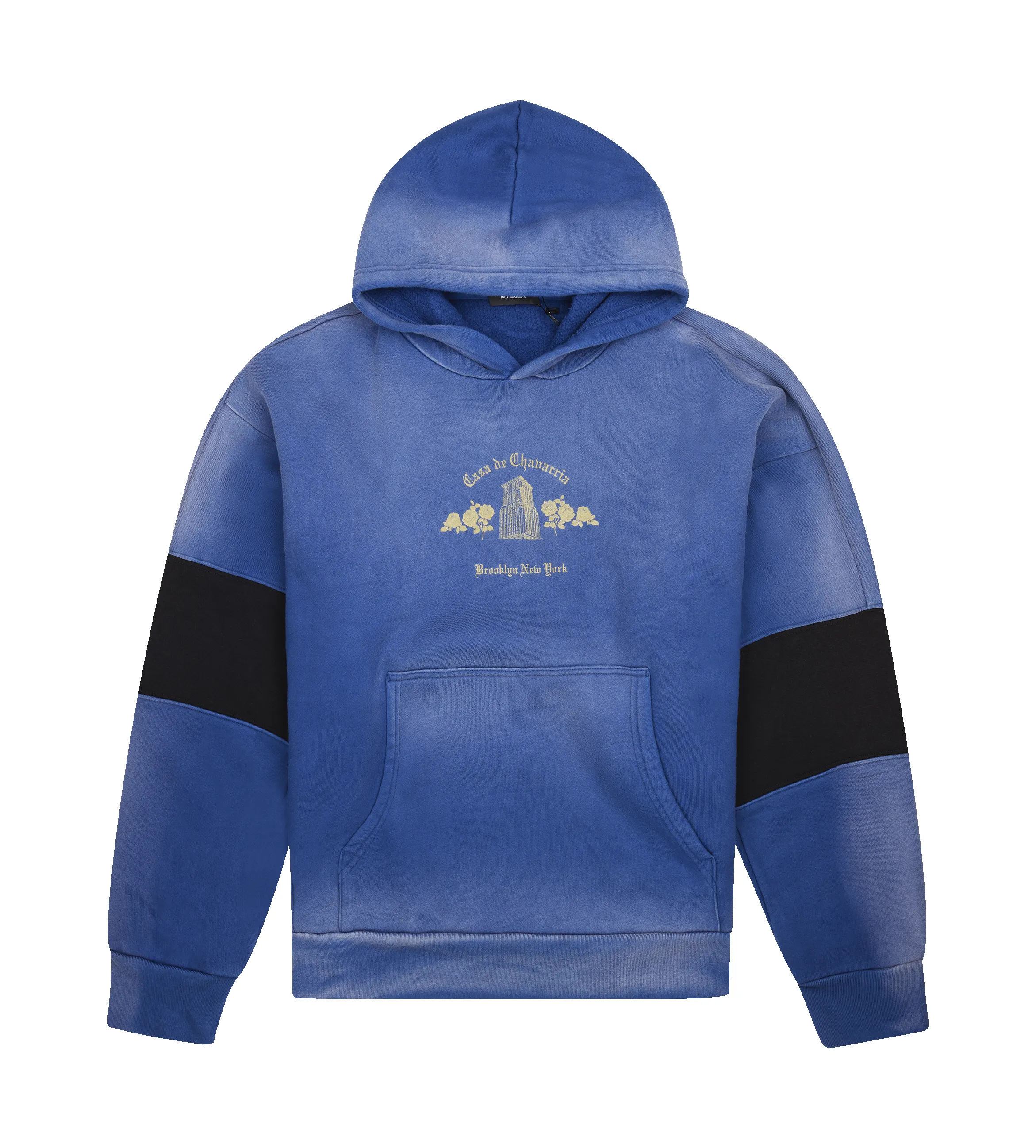 Willy Chavarria Casa De Chavarria Hoodie in Prussian Blue sold by FOUR Amsterdam