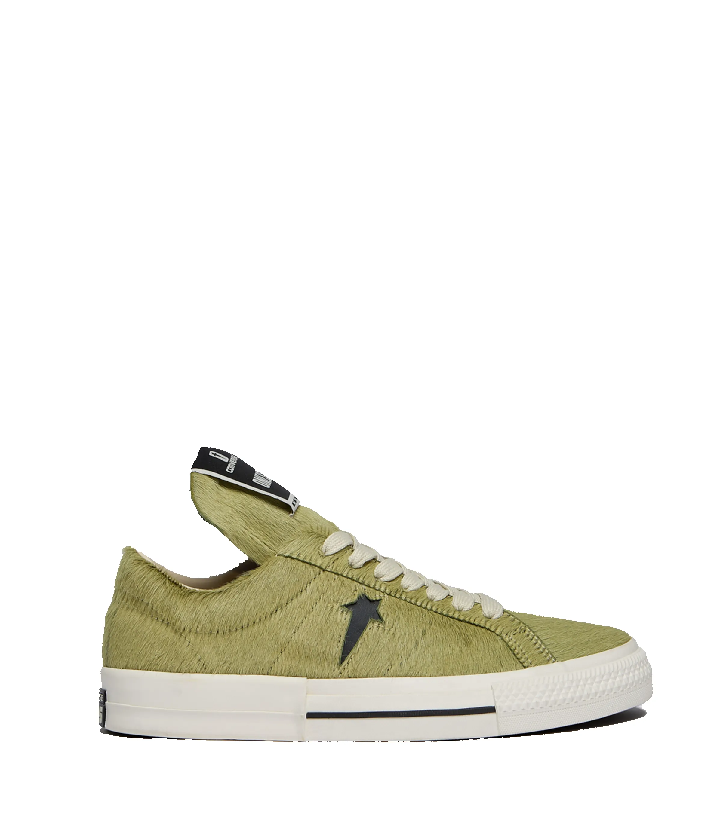Converse x DRKSHDW HO25 Onestar Hair-On Cowhide in Green sold by FOUR Amsterdam