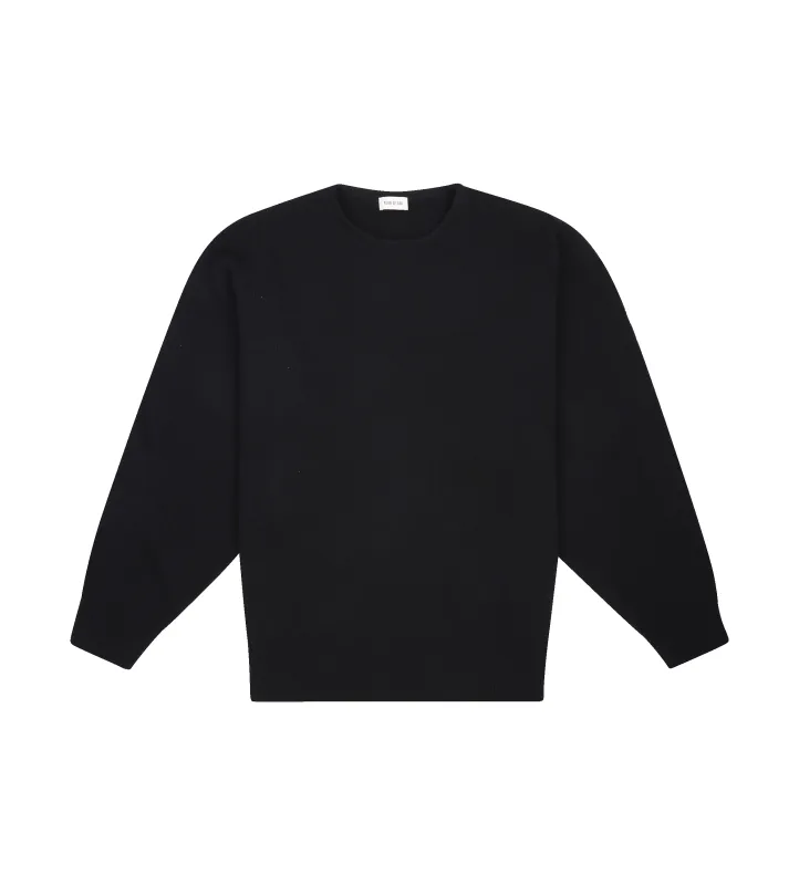 Fear of God Waffle Crewneck Sweater in Black sold by FOUR Amsterdam