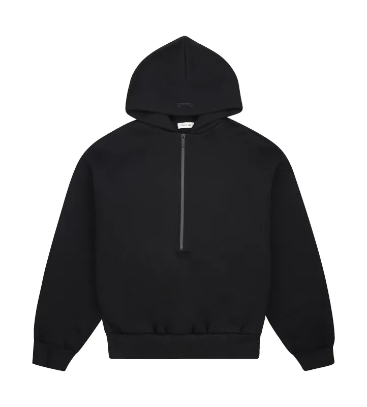 Fear of God Athletics Half Zip Hoodie in Black sold by FOUR Amsterdam