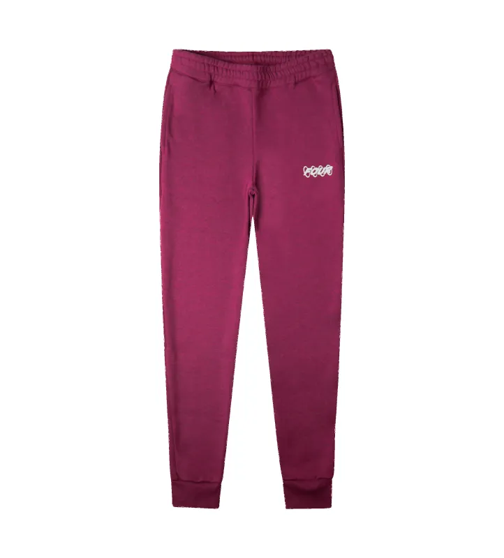 Circles Logo Sweatpants Red Melange sold by FOUR Amsterdam