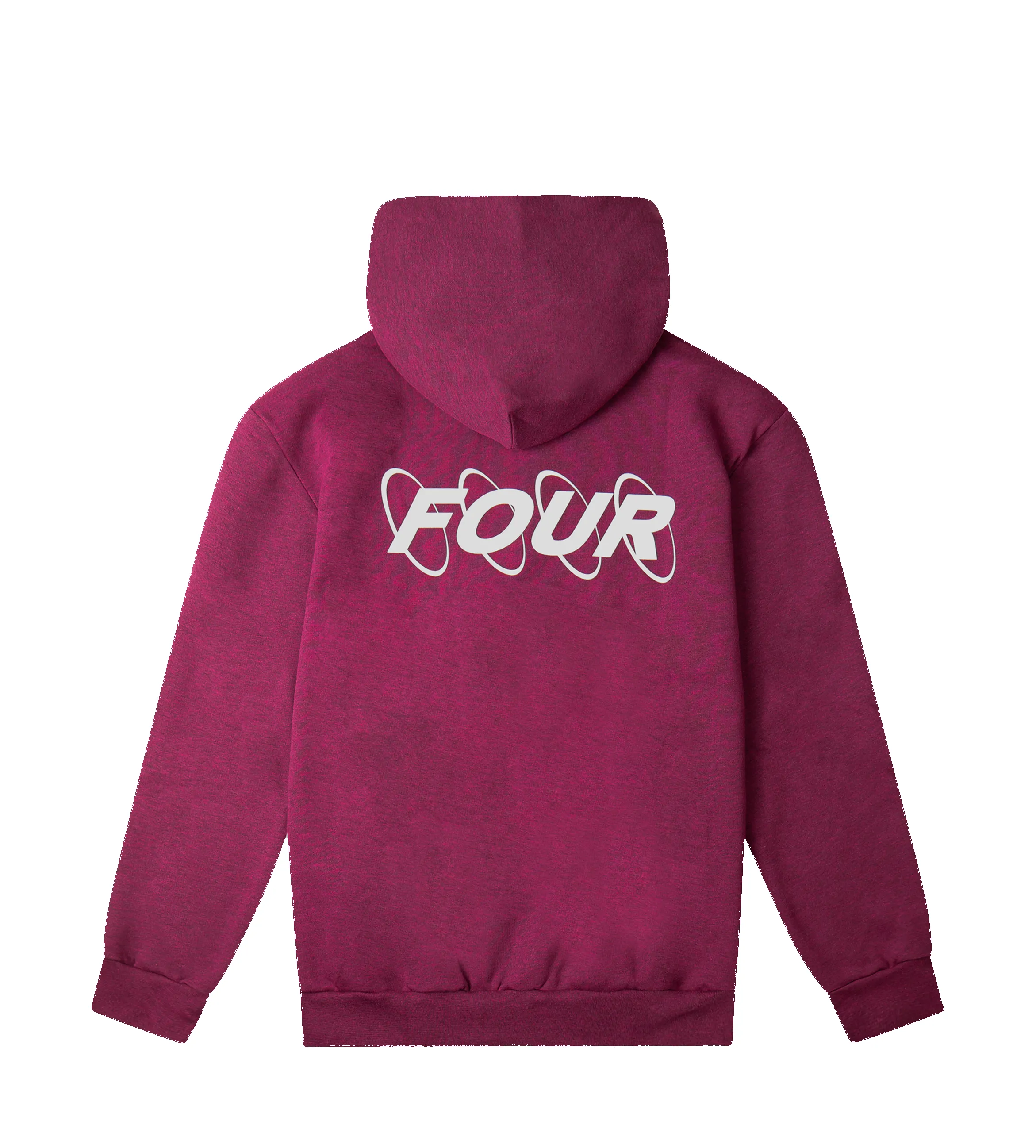 Circles Logo Hoodie Red Melange sold by FOUR Amsterdam product image thumbnail 3