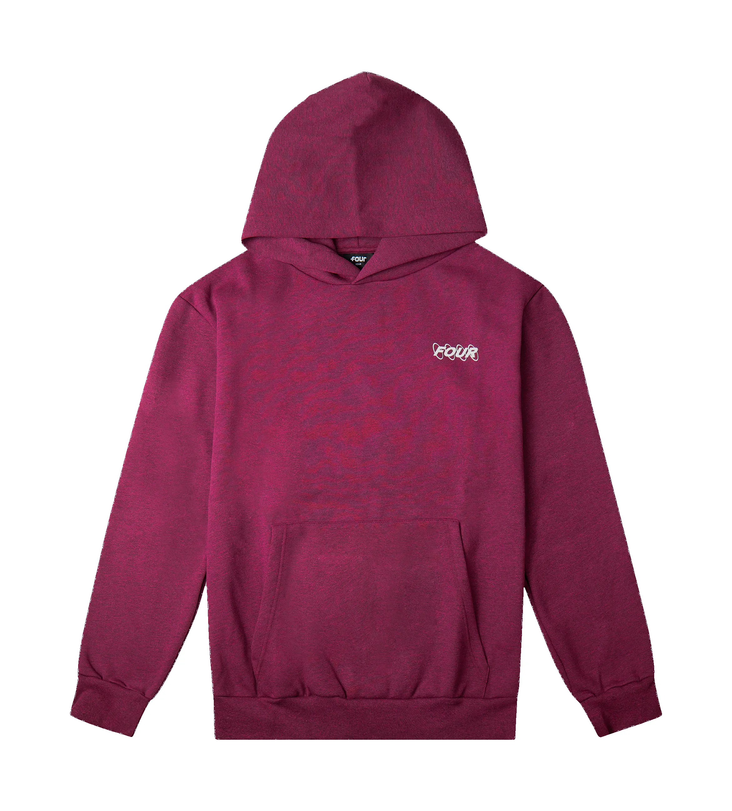 Circles Logo Hoodie Red Melange sold by FOUR Amsterdam