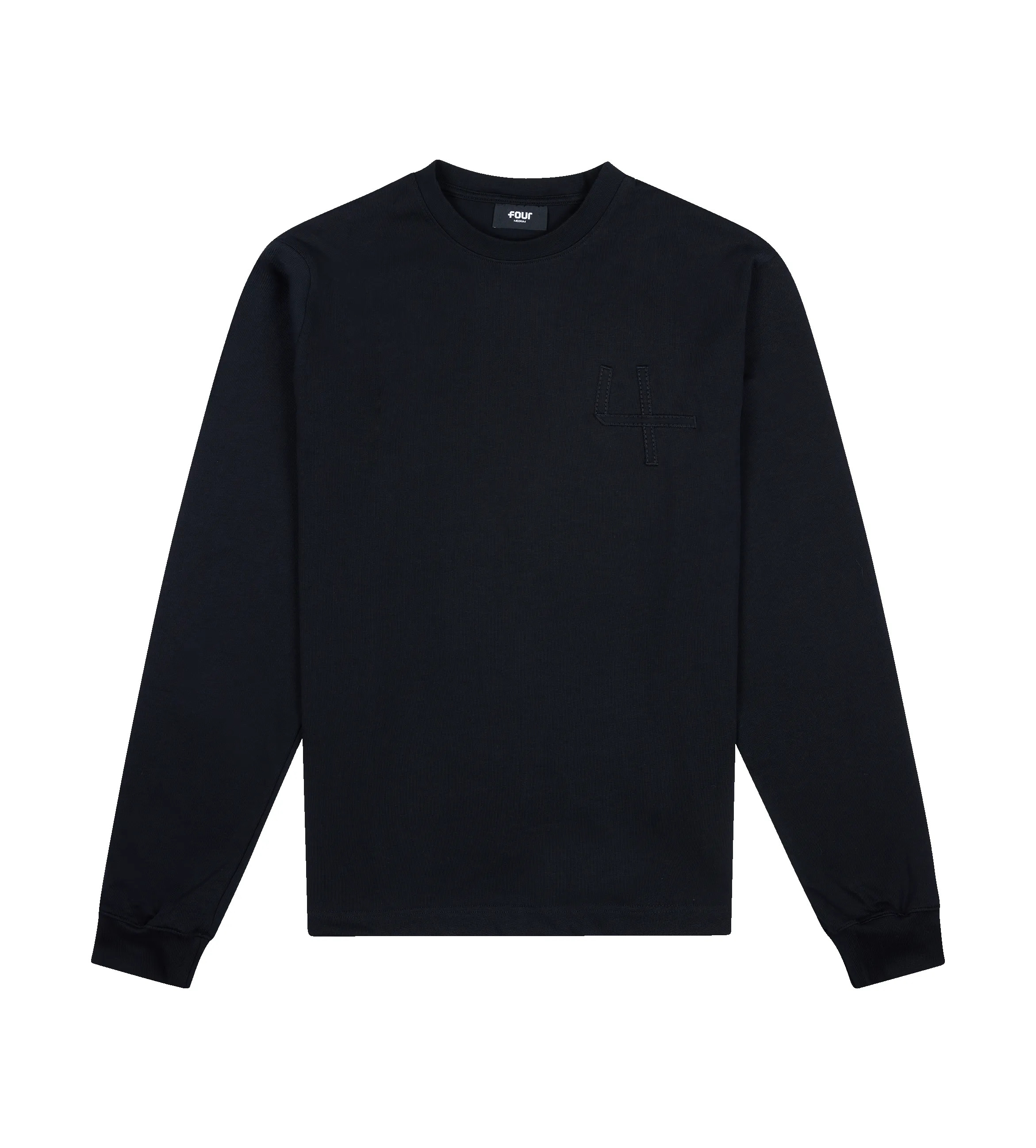 Beltloop Longsleeve Black sold by FOUR Amsterdam product image thumbnail 2