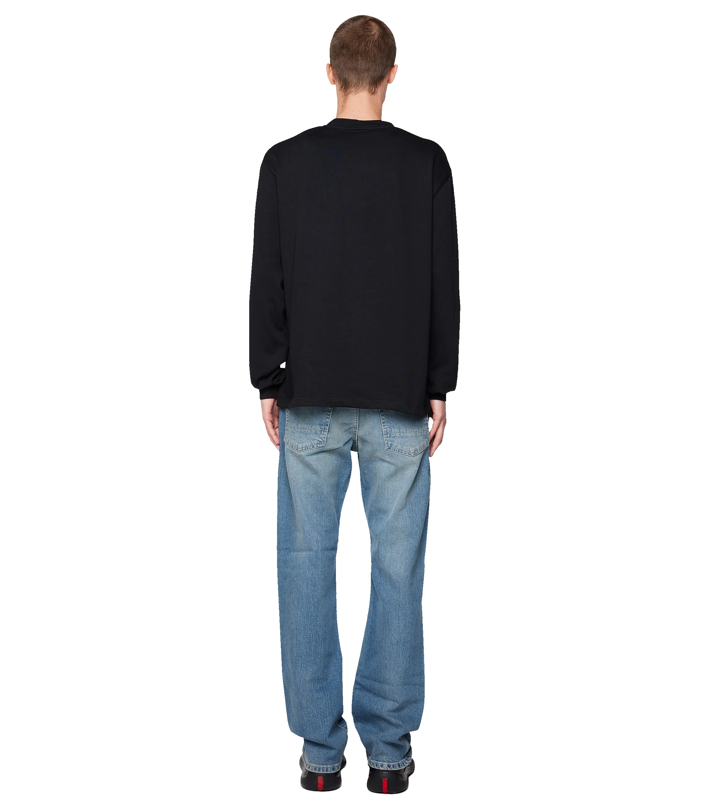 Beltloop Longsleeve Black sold by FOUR Amsterdam product image thumbnail 3