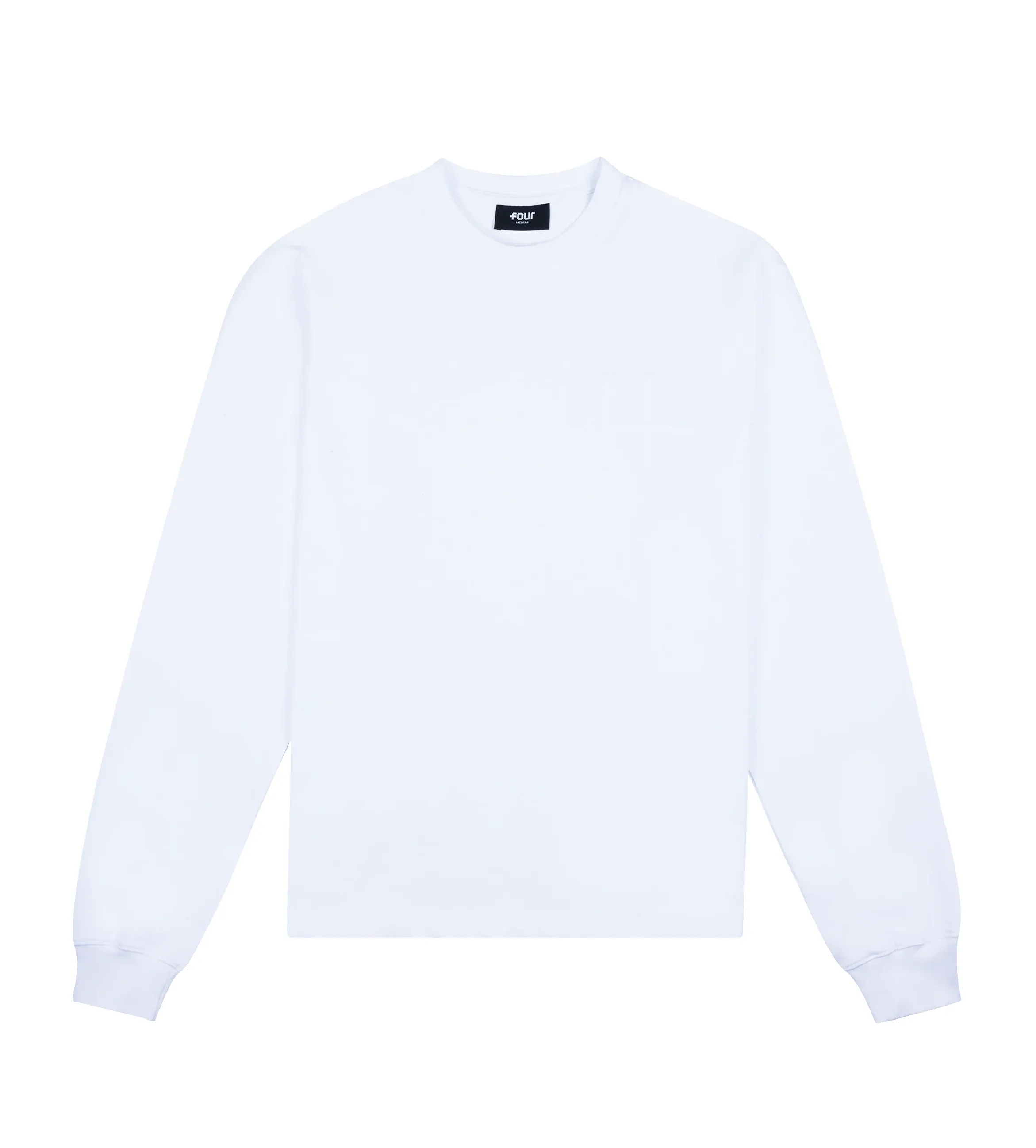 Beltloop Longsleeve White sold by FOUR Amsterdam product image thumbnail 2