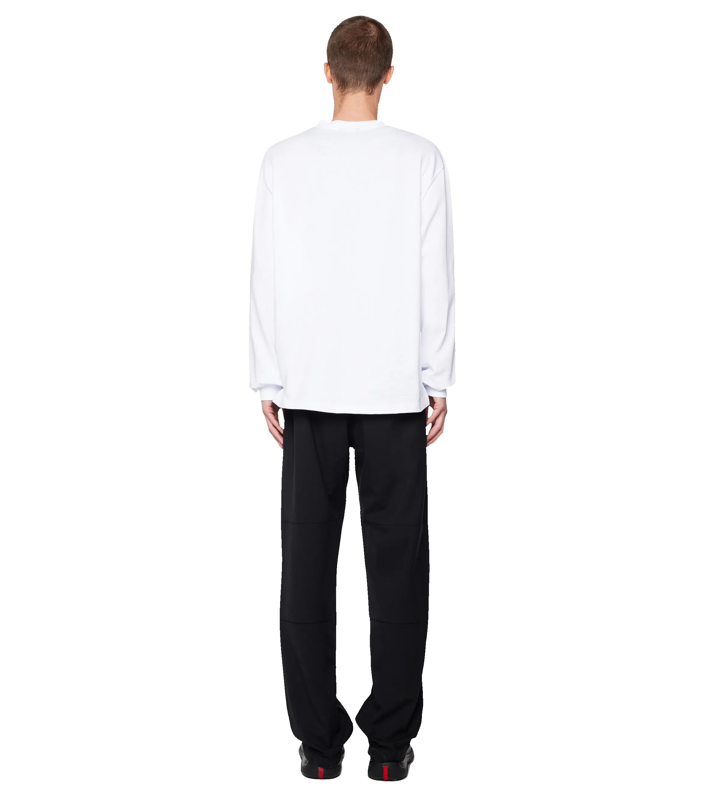 Beltloop Longsleeve White sold by FOUR Amsterdam product image thumbnail 3