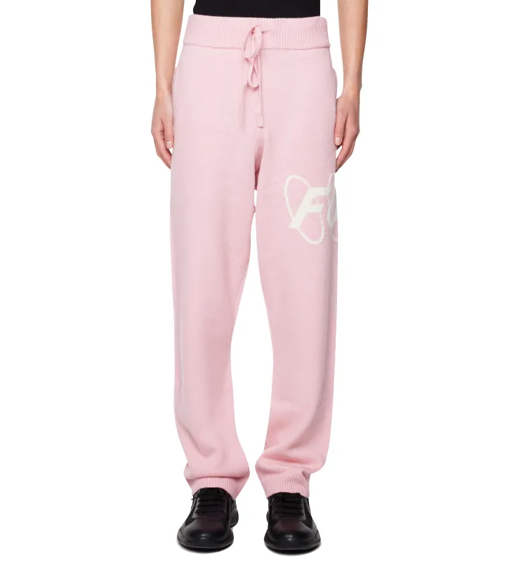 Big Circles Knitted Pants Soft Pink sold by FOUR Amsterdam